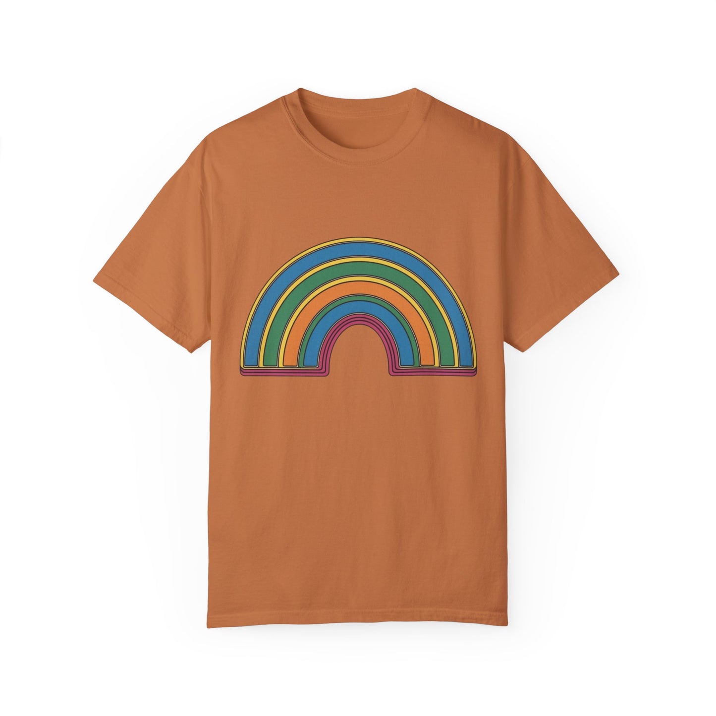 Don't Label Me Unisex Rainbow Awareness T-Shirt – Soft Ethical Garment-Dyed Tee (S–4XL) - Eco-Friendly Casual Wear