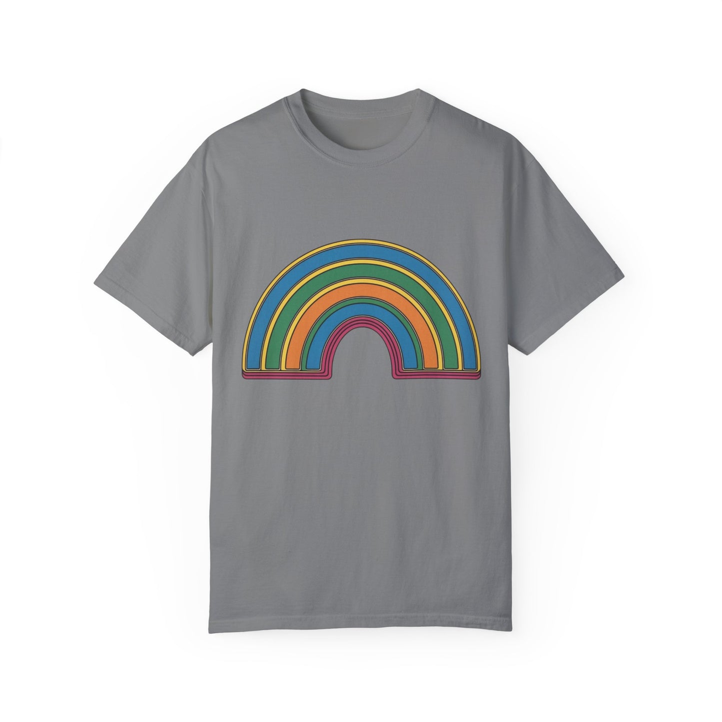Don't Label Me Unisex Rainbow Awareness T-Shirt – Soft Ethical Garment-Dyed Tee (S–4XL) - Eco-Friendly Casual Wear