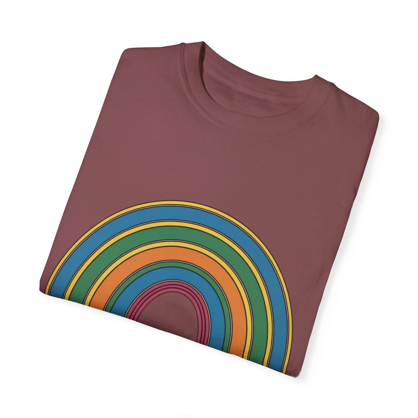 Don't Label Me Unisex Rainbow Awareness T-Shirt – Soft Ethical Garment-Dyed Tee (S–4XL) - Eco-Friendly Casual Wear