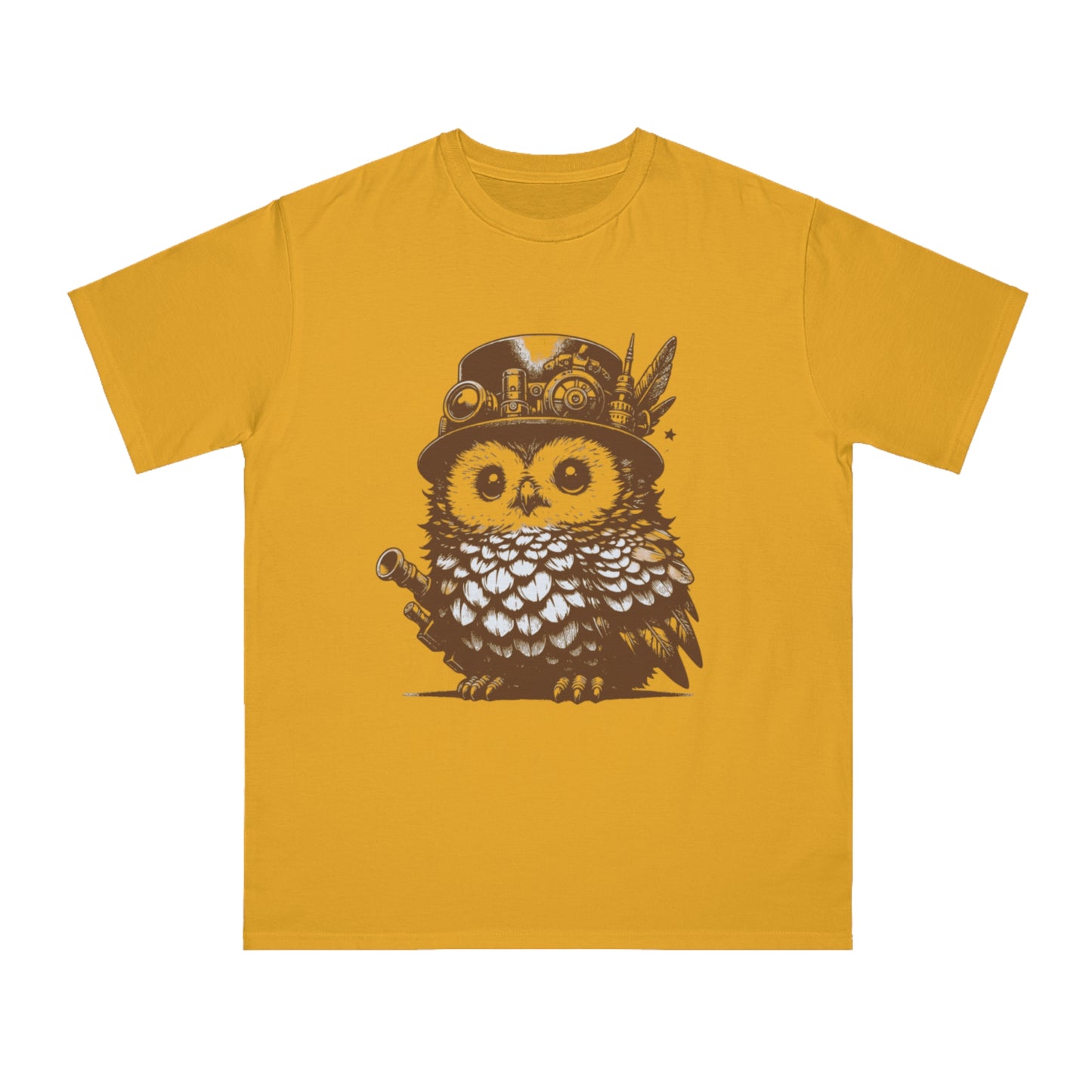 Steampunk Owlin T-Shirt | Nerdy decor | Fantasy Lover Gift | Geek attire | Made up animal | DnD accessories