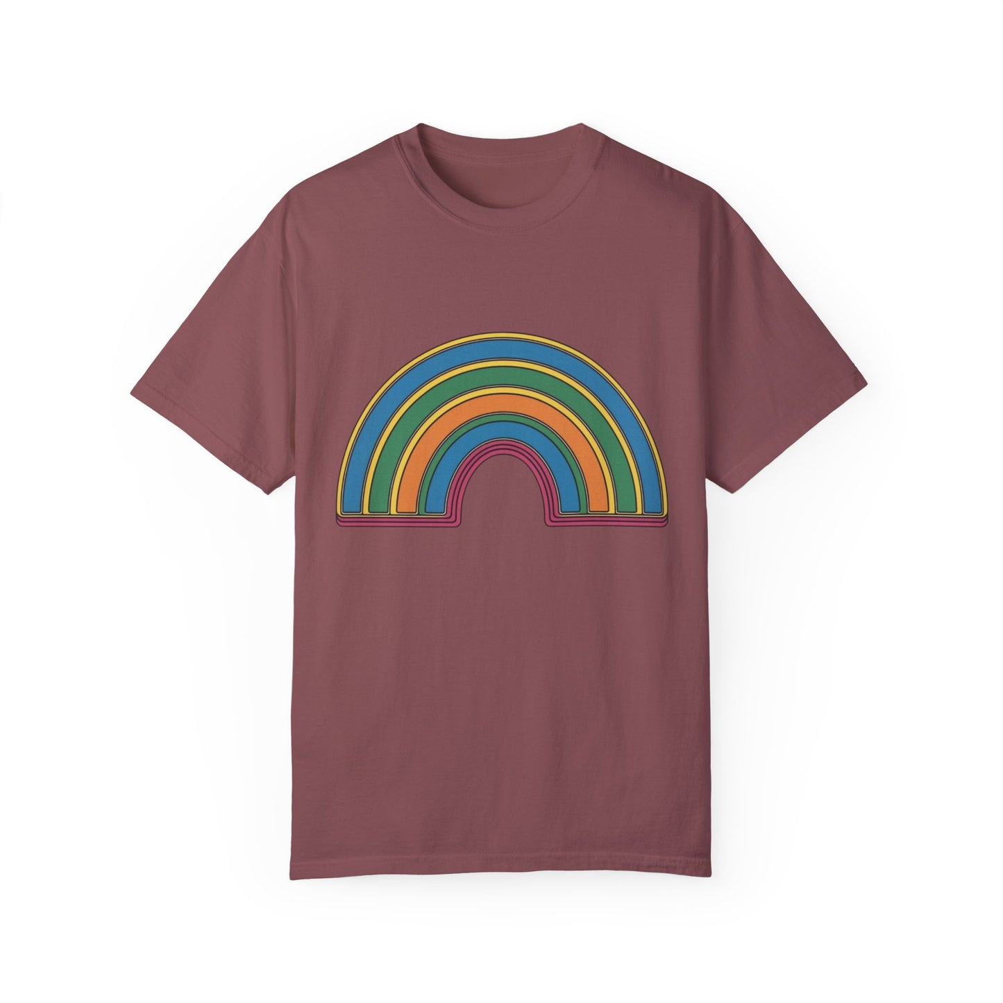 Don't Label Me Unisex Rainbow Awareness T-Shirt – Soft Ethical Garment-Dyed Tee (S–4XL) - Eco-Friendly Casual Wear