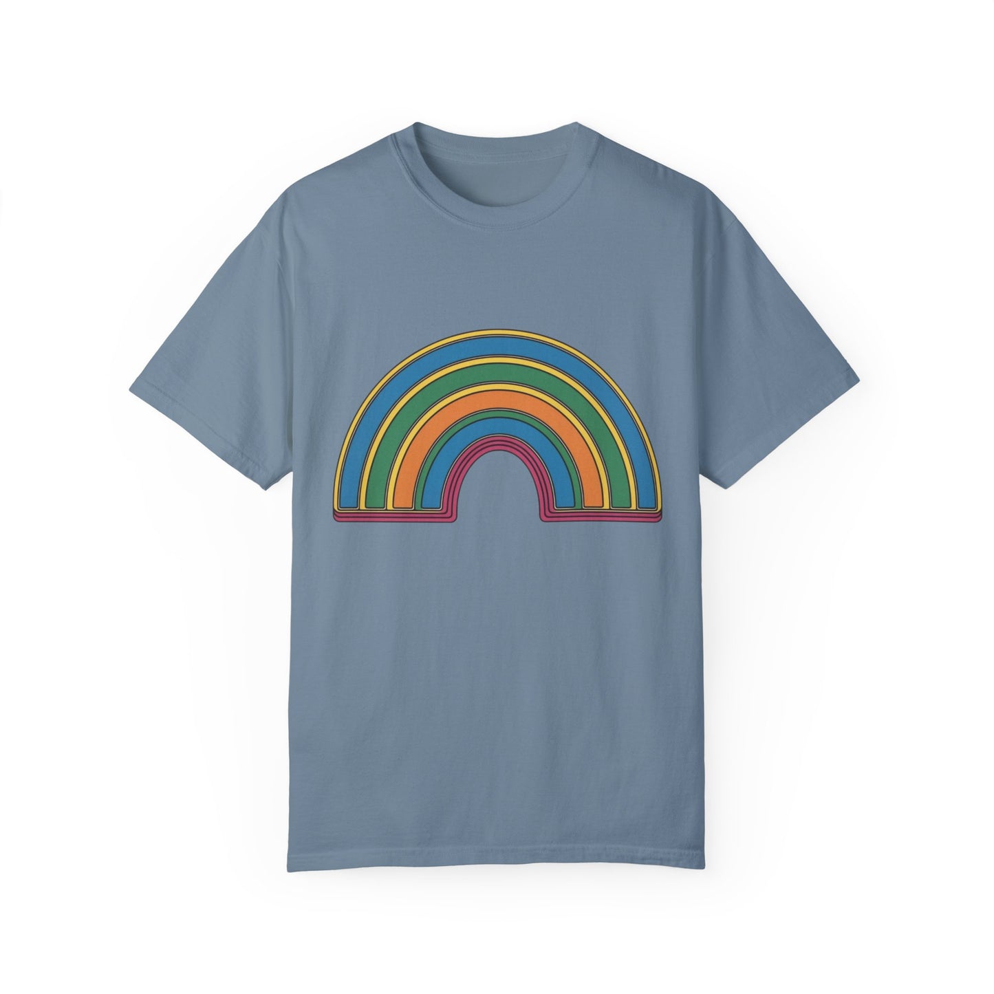 Don't Label Me Unisex Rainbow Awareness T-Shirt – Soft Ethical Garment-Dyed Tee (S–4XL) - Eco-Friendly Casual Wear