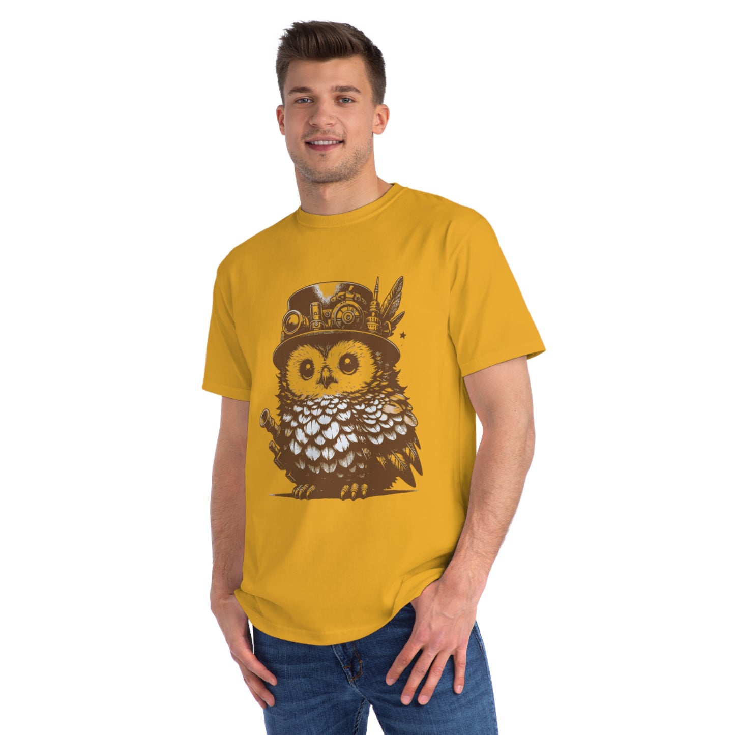Steampunk Owlin T-Shirt | Nerdy decor | Fantasy Lover Gift | Geek attire | Made up animal | DnD accessories