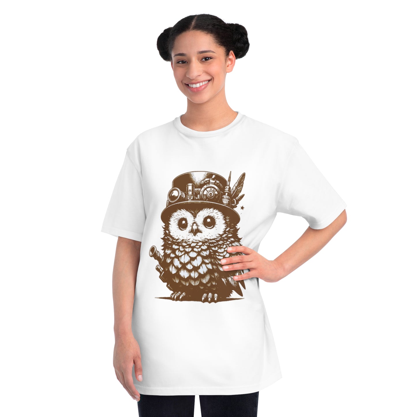 Steampunk Owlin T-Shirt | Nerdy decor | Fantasy Lover Gift | Geek attire | Made up animal | DnD accessories