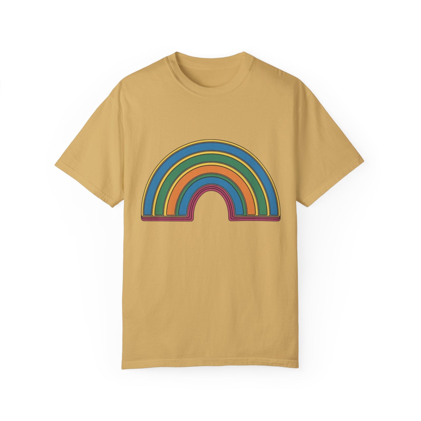 Don't Label Me Unisex Rainbow Awareness T-Shirt – Soft Ethical Garment-Dyed Tee (S–4XL) - Eco-Friendly Casual Wear