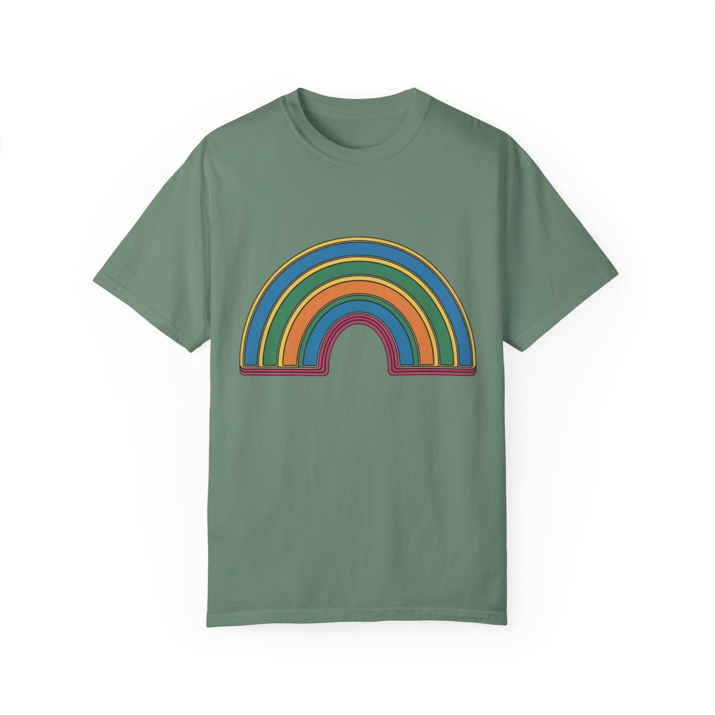 Don't Label Me Unisex Rainbow Awareness T-Shirt – Soft Ethical Garment-Dyed Tee (S–4XL) - Eco-Friendly Casual Wear