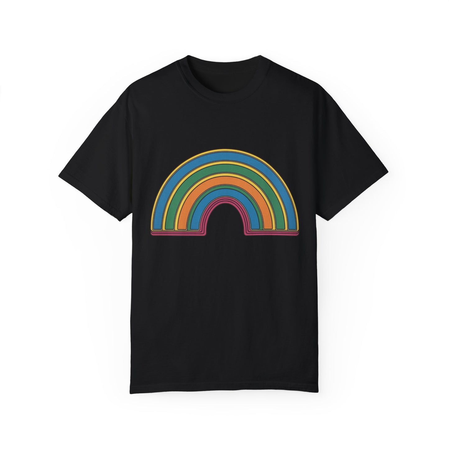 Don't Label Me Unisex Rainbow Awareness T-Shirt – Soft Ethical Garment-Dyed Tee (S–4XL) - Eco-Friendly Casual Wear