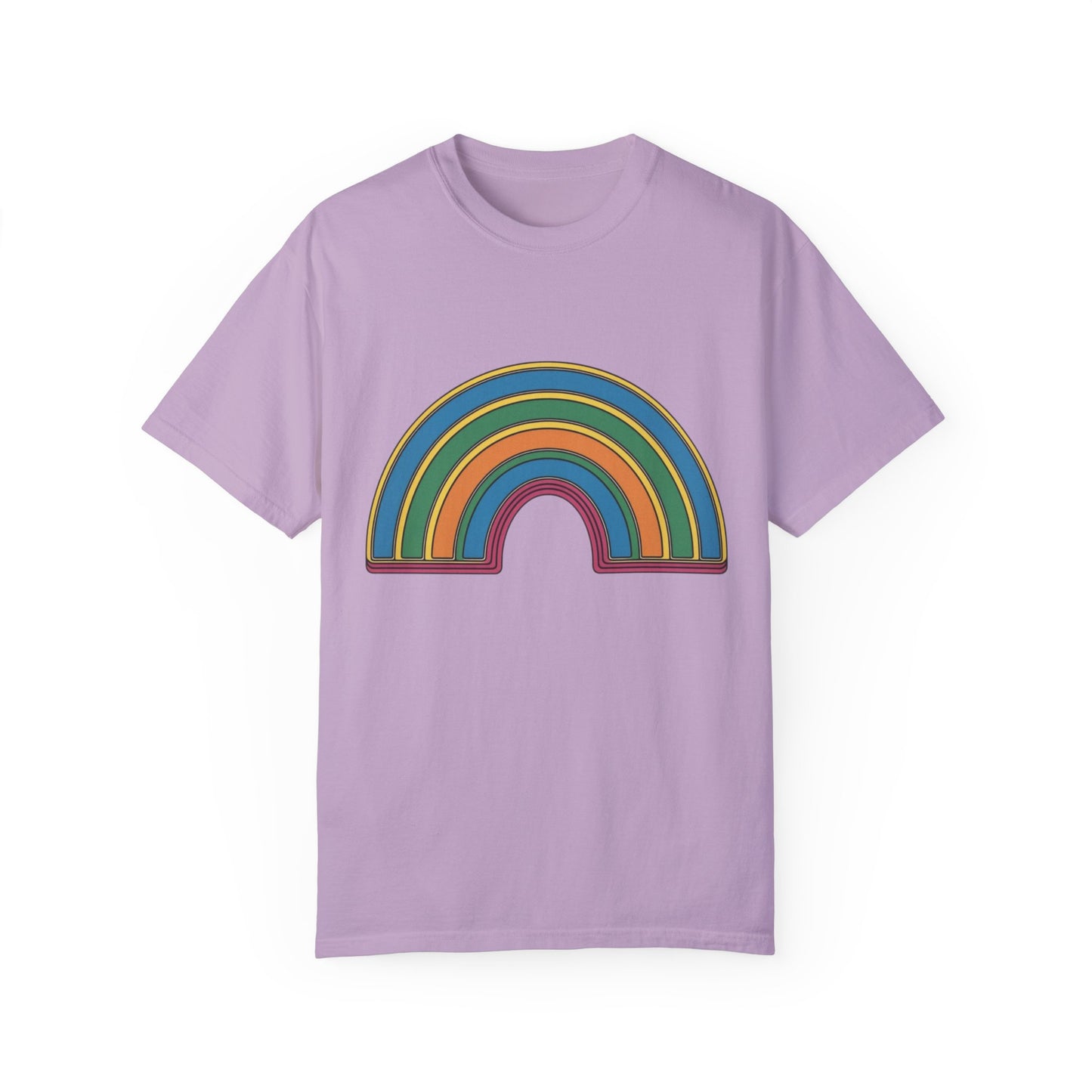 Don't Label Me Unisex Rainbow Awareness T-Shirt – Soft Ethical Garment-Dyed Tee (S–4XL) - Eco-Friendly Casual Wear