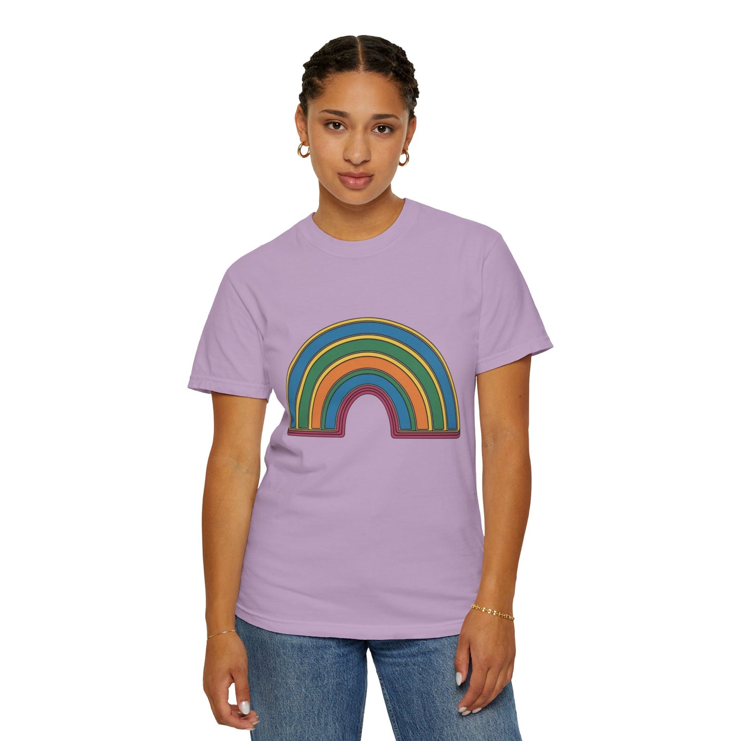 Don't Label Me Unisex Rainbow Awareness T-Shirt – Soft Ethical Garment-Dyed Tee (S–4XL) - Eco-Friendly Casual Wear