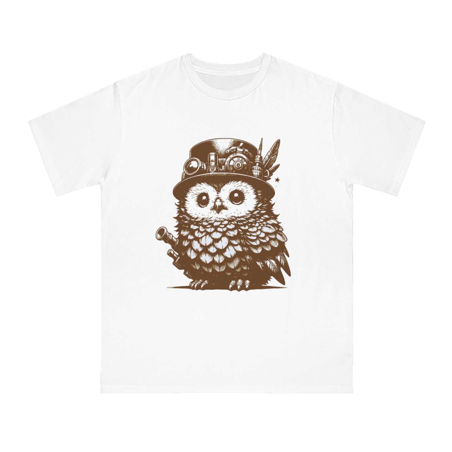 Steampunk Owlin T-Shirt | Nerdy decor | Fantasy Lover Gift | Geek attire | Made up animal | DnD accessories