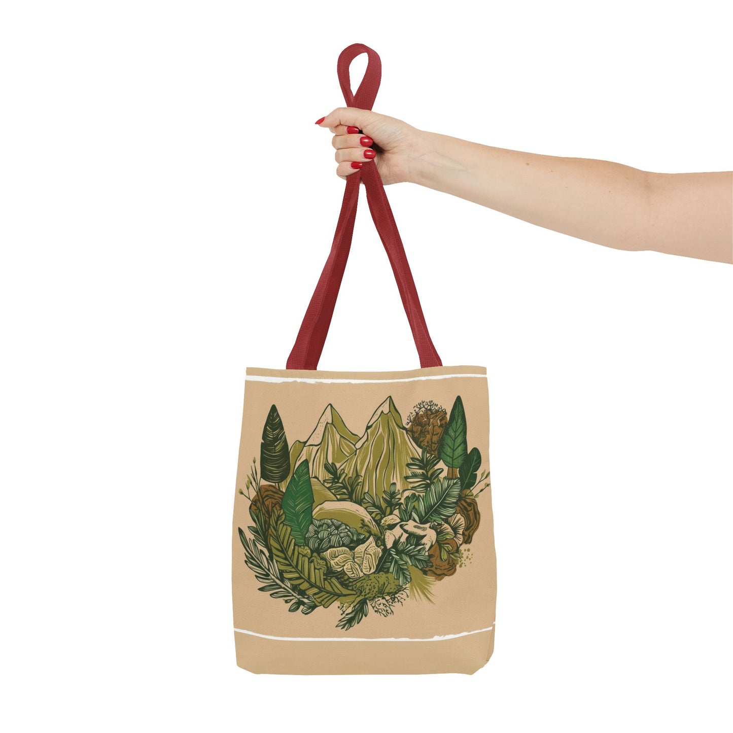 Mountain Wilderness Tote Bag for Nature Lovers |Scenic Mountain reusable grocery bag |Hikers farmers market tote |Adventure seeker gift