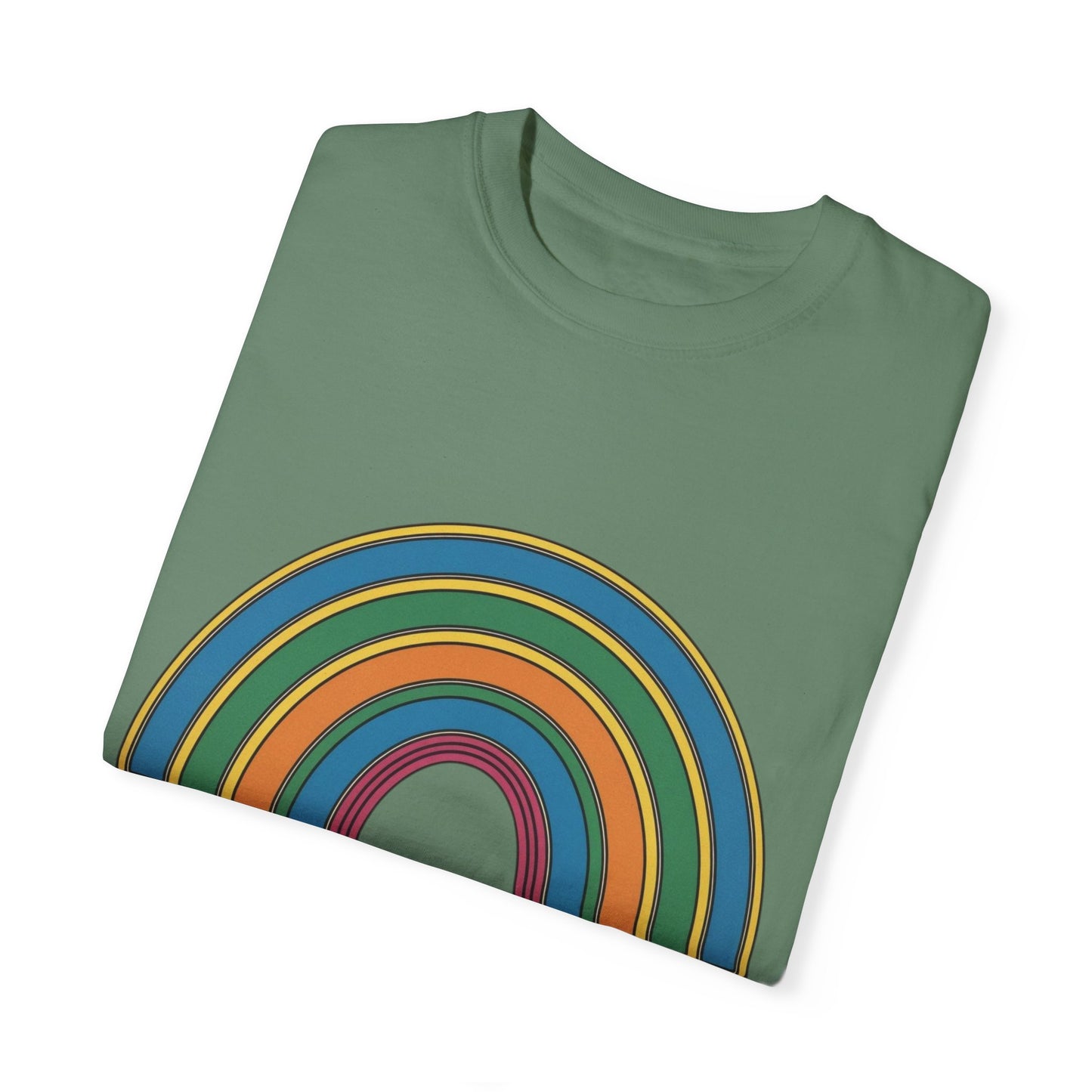 Don't Label Me Unisex Rainbow Awareness T-Shirt – Soft Ethical Garment-Dyed Tee (S–4XL) - Eco-Friendly Casual Wear