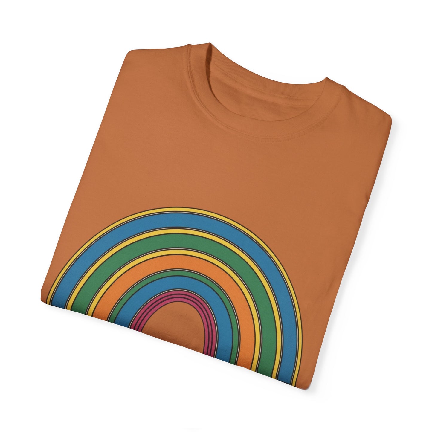 Don't Label Me Unisex Rainbow Awareness T-Shirt – Soft Ethical Garment-Dyed Tee (S–4XL) - Eco-Friendly Casual Wear