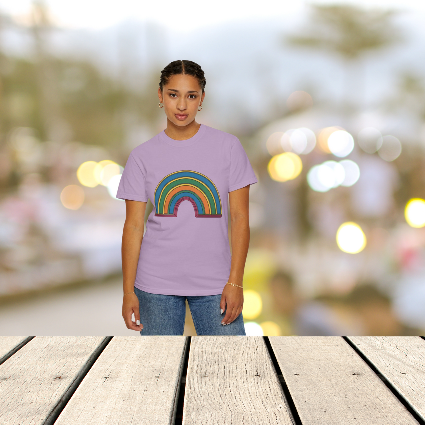 Don't Label Me Unisex Rainbow Awareness T-Shirt – Soft Ethical Garment-Dyed Tee (S–4XL) - Eco-Friendly Casual Wear