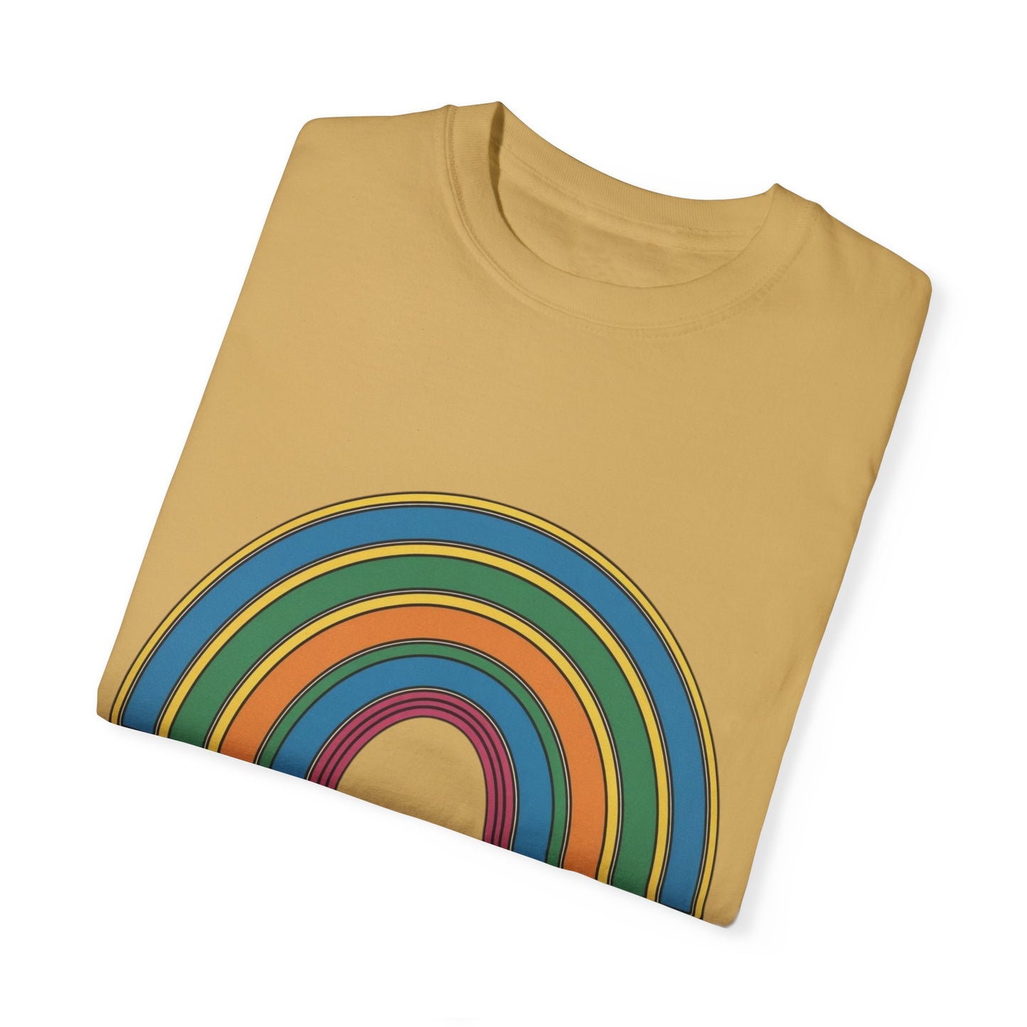 Don't Label Me Unisex Rainbow Awareness T-Shirt – Soft Ethical Garment-Dyed Tee (S–4XL) - Eco-Friendly Casual Wear