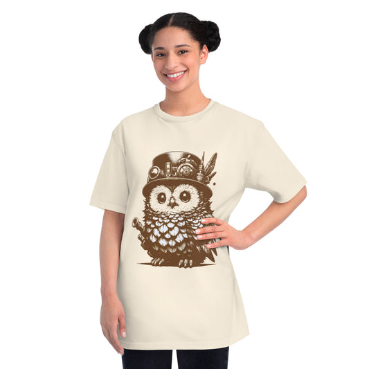 Steampunk Owlin T-Shirt | Nerdy decor | Fantasy Lover Gift | Geek attire | Made up animal | DnD accessories